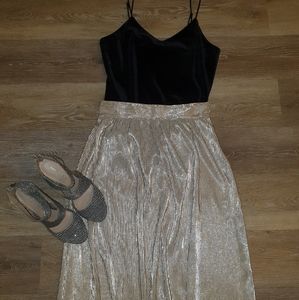 Target Pleated Shiny Skirt